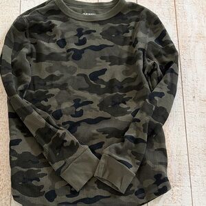 Boys old navy Camo Long Sleeve Kids Shirt